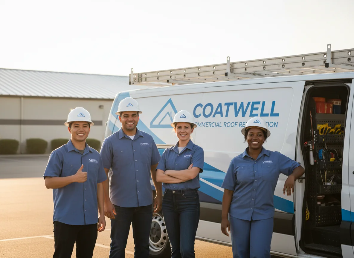 Commercial roof coating company in Jeddo, MI