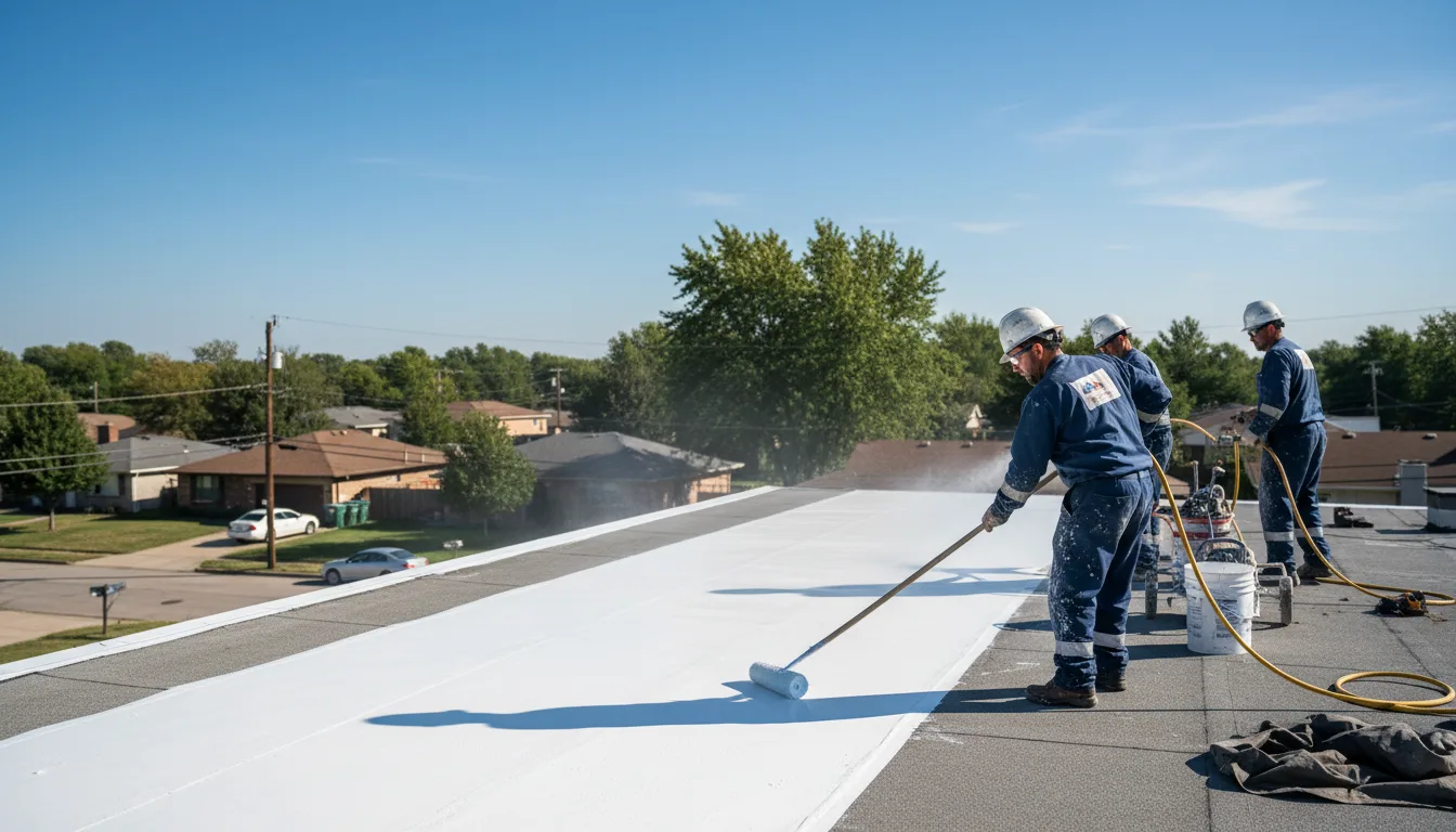 Commercial roof coating in Jeddo, MI near me